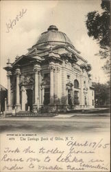 The Savings Bank of Utika Postcard