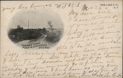 Canada Lake Road in Deserted Village Caroga, NY Postcard Postcard Postcard