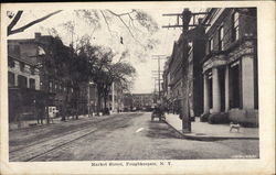 Market Street Poughkeepsie, NY Postcard Postcard Postcard