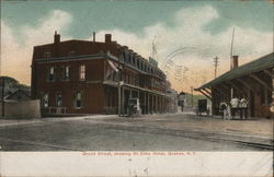 Grand Streetm, Showing St. Elmo Hotel Goshen, NY Postcard Postcard Postcard