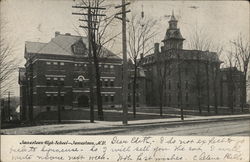 Jamestown High School New York Postcard Postcard Postcard