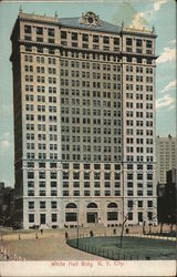 White Hall Building Postcard