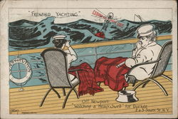 Frenzied Yachting Postcard