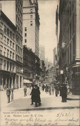 View of Maiden Lane Postcard