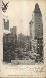 View of Broadway Taken From City Hall Park Showing Syndicate Building 32 Stories High New York City, NY Postcard Postcard Postcard