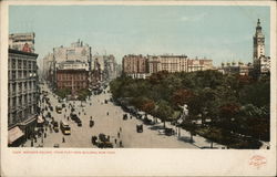 Madison Square From Flat Iron Building Postcard