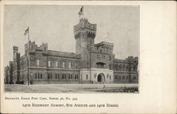 14th Regiment Armory, 8th Avenue and 14th Street Postcard