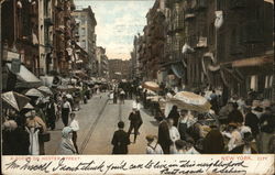 A Scene on Hester Street New York City, NY Postcard Postcard Postcard