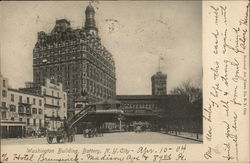 Washington Building, Battery Postcard