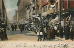 Looking Along Hester Street Postcard