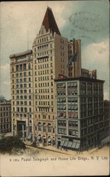 Postal Telegraph and Home Life Building Postcard