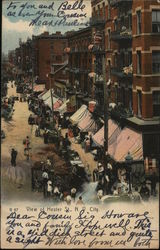 View of Hester St. New York City, NY Postcard Postcard Postcard