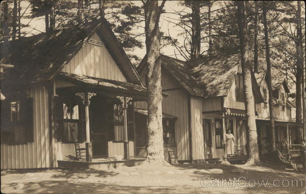 Cabins Winchester, NH Postcard
