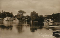 The Falls Vergennes, VT Postcard Postcard Postcard