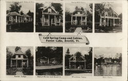 Old Spring Camp and Cabins Postcard