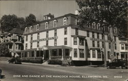 Dine and Dance at the Hancock House Ellsworth, ME Postcard Postcard Postcard