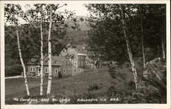 Mt Cardigan AMC Ski Lodge Postcard