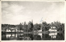 Mosher Cottages, Echo Lake Postcard