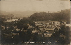 Bird's-Eye View Wells River, VT Postcard Postcard Postcard