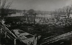 Rhodes on the Pawtuxet Destroyed by Fire Feb 11, 1915 Cranston, RI Postcard Postcard Postcard