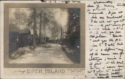 Cabins on Birch Island Upper St. Regis, NY Postcard Postcard Postcard