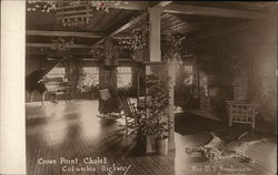 Crown Point Chalet, Columbia Highway Oregon Postcard Postcard Postcard