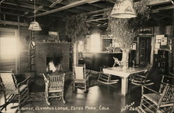 Lounge, Olympus Lodge Postcard