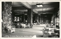 Lobby - Grove Park Inn Postcard