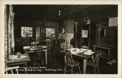 Lodge Dining Room, Kitson Hot Springs Postcard