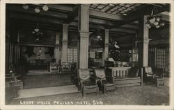 Lobby White Pelican Hotel Klamath Falls, OR Postcard Postcard Postcard