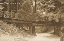 Rustic Bridge, City Park Portland, OR Postcard Postcard Postcard