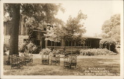 Dining Room, Oak Grove Lodge Postcard