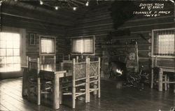 Dining Room at Triangle F Ranch Jackson, WY Postcard Postcard Postcard