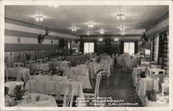 Dining Room, Camp Richardson Postcard