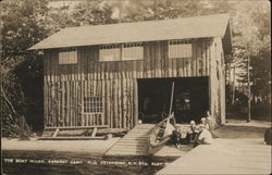 The Boat House, Sargent Camp Postcard