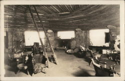 Indian Watchtower Interior Grand Canyon National Park Postcard Postcard Postcard