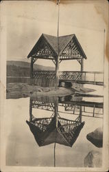 View Point Made of Logs, Adirondacks Landscapes Postcard Postcard Postcard