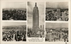 Empire State Building Observatory New York City, NY Postcard Postcard Postcard