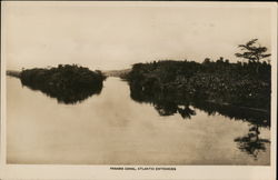 Panama Canal Atlantic Entrances Landscapes Postcard Postcard Postcard