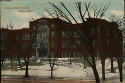 Beloit High School Wisconsin Postcard Postcard Postcard