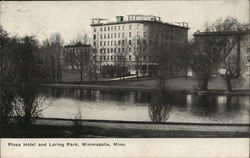 Plaza Hotel and Loring Park Minneapolis, MN Postcard Postcard Postcard