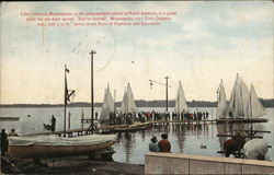 1911 Civic Celebration, Lake Calhoun Postcard