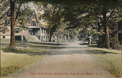 West Main Street, Martinsville Bound Brook, NJ Postcard Postcard Postcard