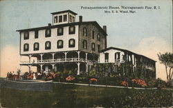 Pettaquamscutt House Narragansett Pier, RI Postcard Postcard Postcard