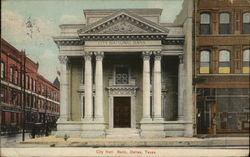 City Hall, Bank Postcard