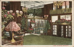 The Blackstone, Lobby Showing Entrance Postcard