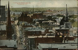 Looking up Westminster St. Providence, RI Postcard Postcard Postcard