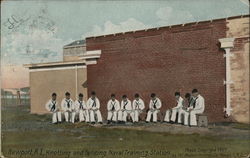 Knotting and Splicing, Naval Training Station Postcard