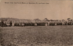 Ready for the Clam Bake on Fleet Day Postcard