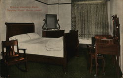 Typical Sleeping Room, Owyhee Hotel Postcard